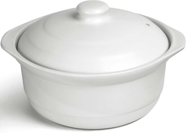1 9 quart ceramic cooking pot with lid