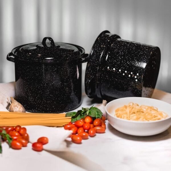 7 5 quart glass coated stew pot