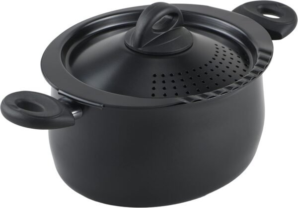 5 5 quart pasta pot with straining lid