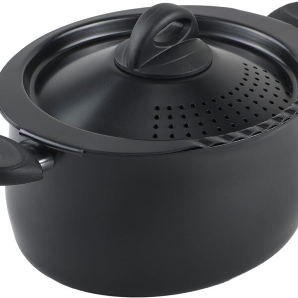 5 5 quart pasta pot with straining lid