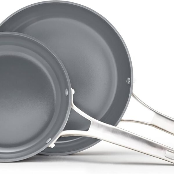 Ceramic non stick frying pan set