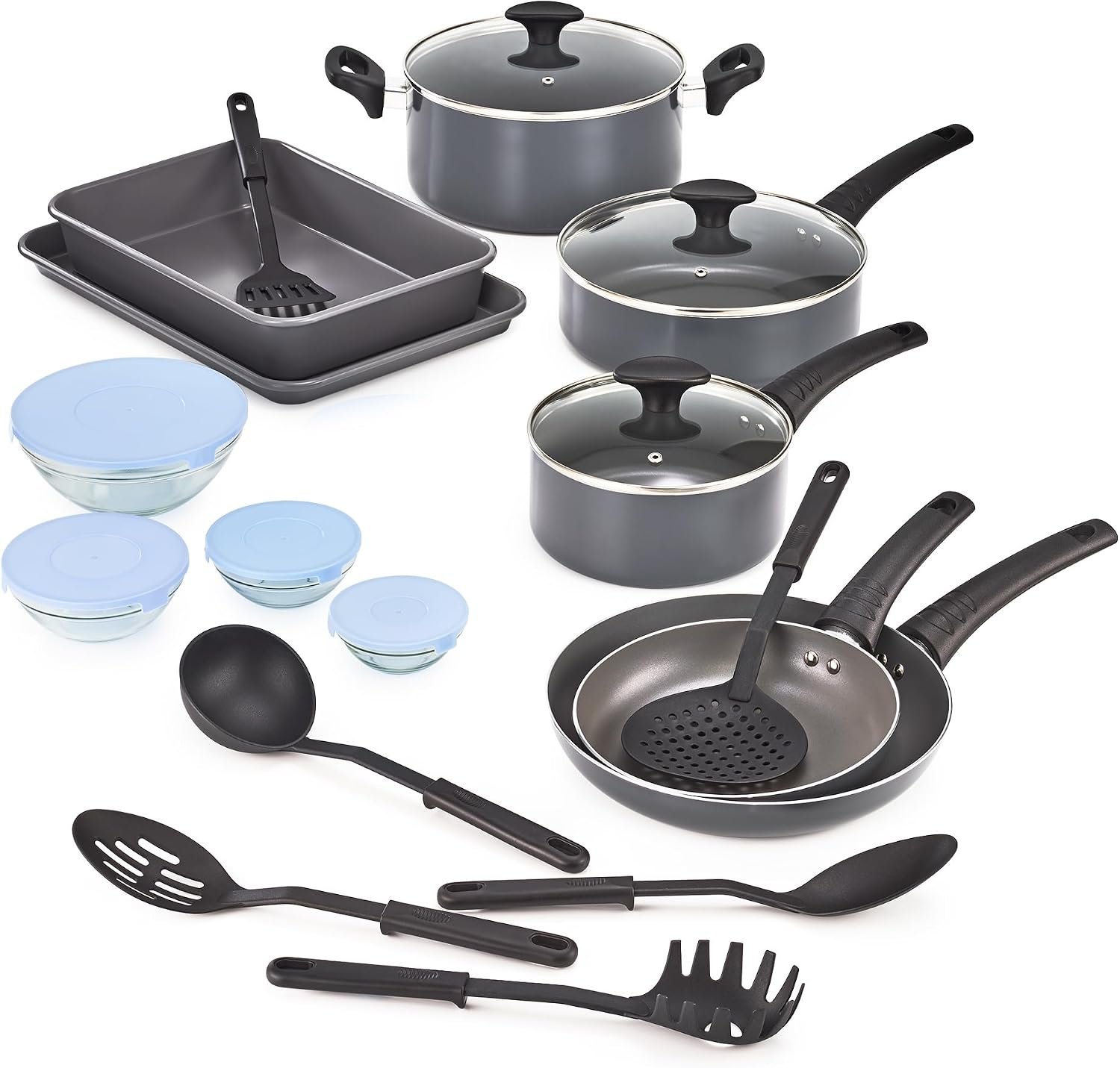 21 Piece Non Stick Cookware Set