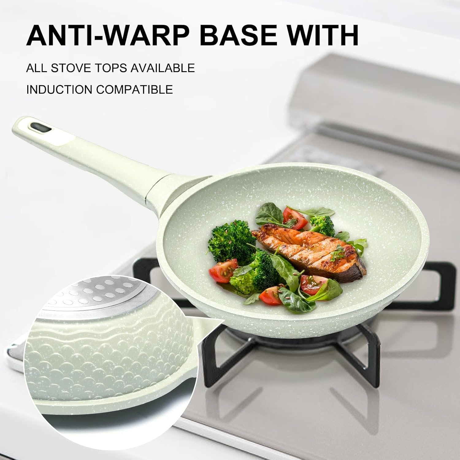 Non stick frying pan/skillet with lid Image 2