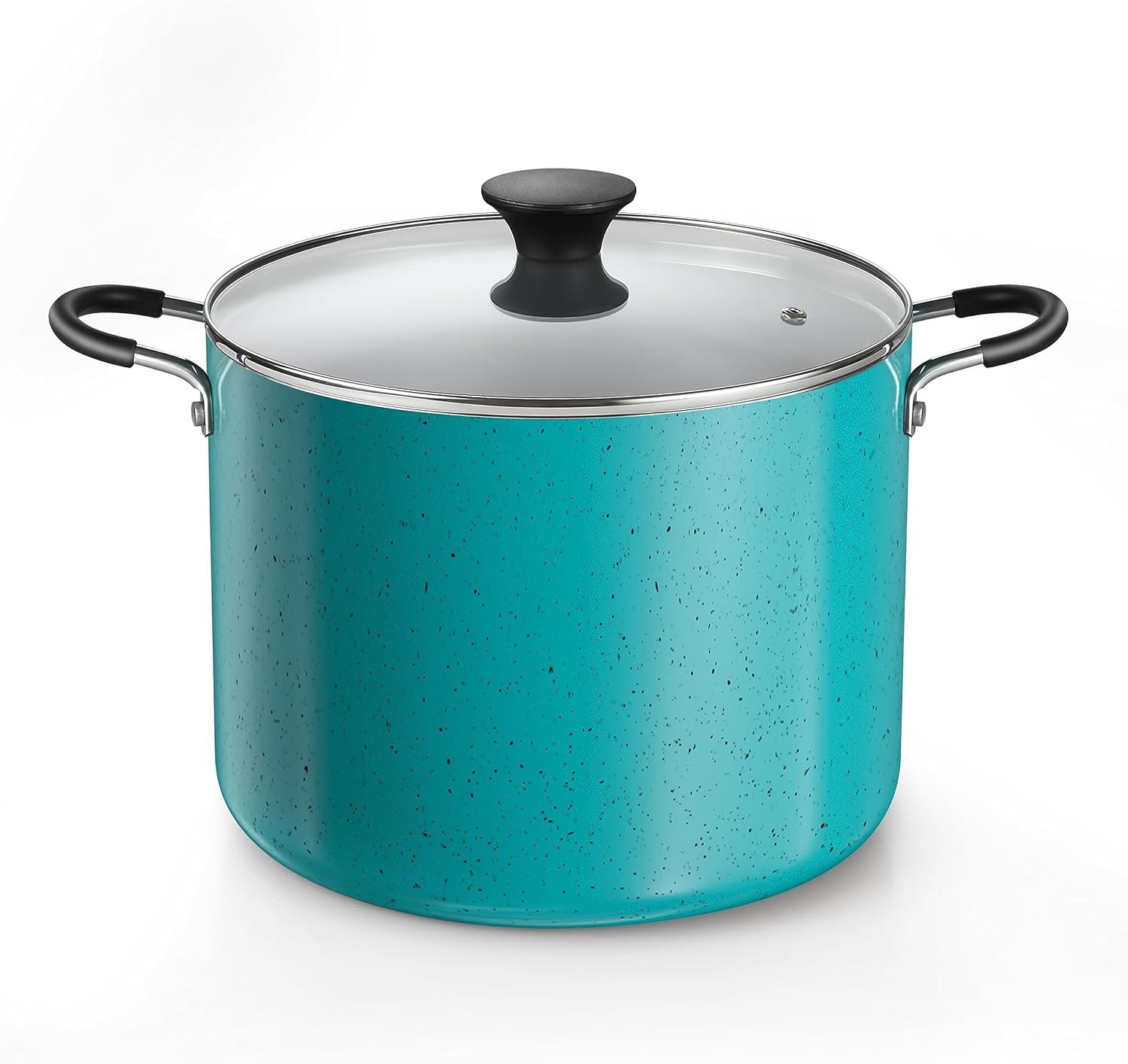 White ribbed cast iron Dutch oven