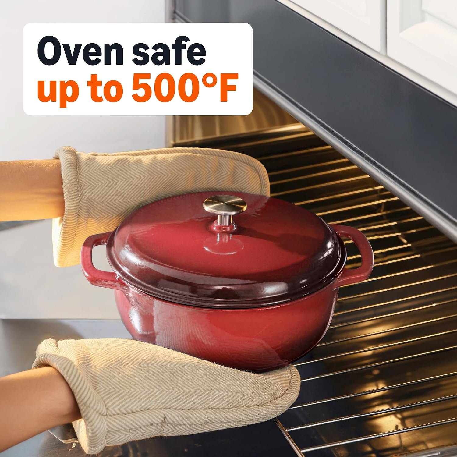 Cast iron Dutch oven with lid Image 3